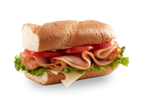 How many protein are in ham-turkey swiss mini sub with side salad - calories, carbs, nutrition